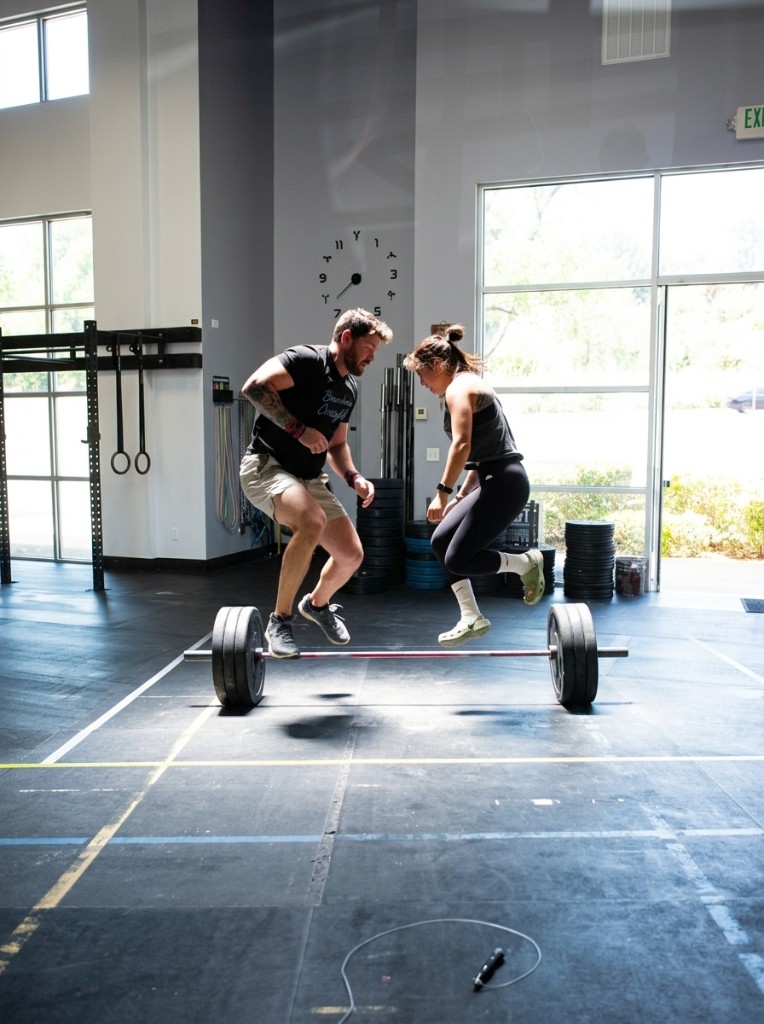 Athletes training at Boombox